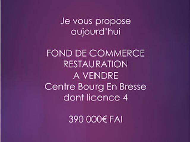 Local Commercial vente à Les Vennes, Bourg-en-Bresse