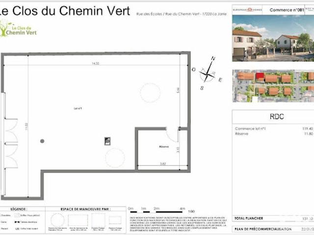 Local Commercial vente à La Rochelle, La Jarrie