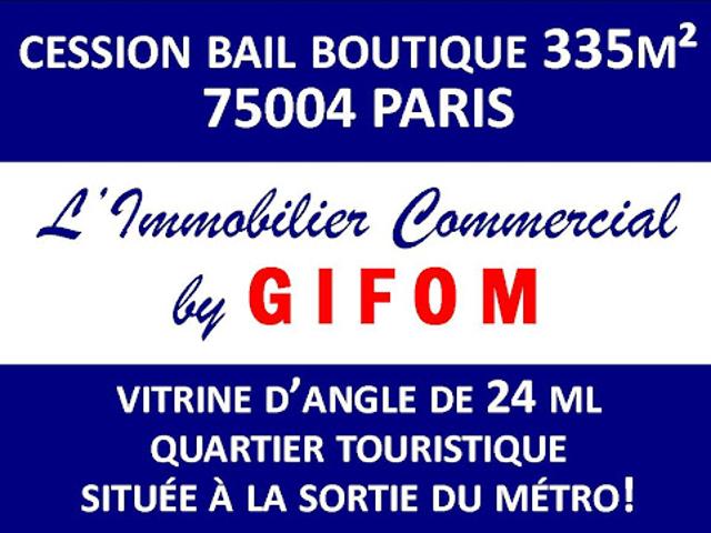 Local Commercial vente à Paris 4e Arrondissement, Paris