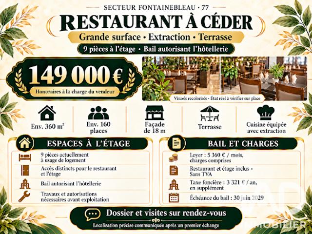 Local Commercial vente à Touring-Club, Avon