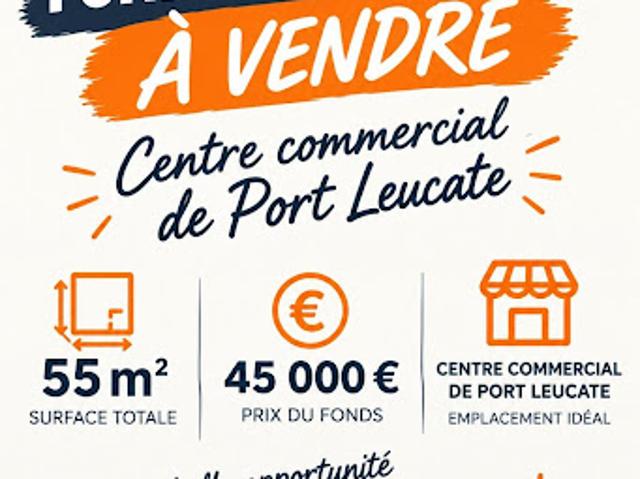 Local Commercial vente à Leucate, Aude