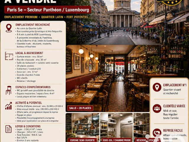 Local Commercial vente à Paris, Île-de-France