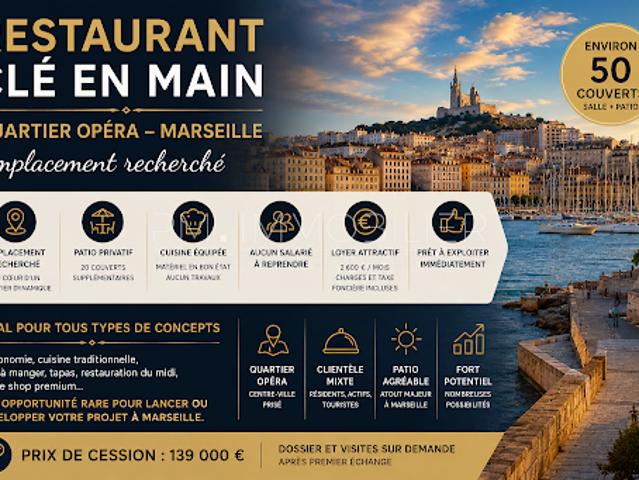 Local Commercial vente à Marseille