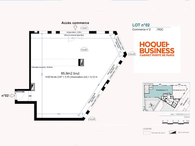 Local Commercial vente à Boulogne-Billancourt, Vanves