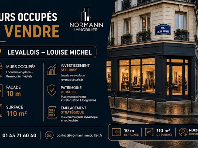 Local Commercial vente à Nanterre, Levallois-perret