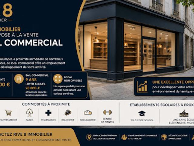 Local Commercial vente à Quimper, Bretagne