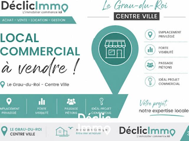 Local Commercial vente à Nîmes, Le Grau-du-roi