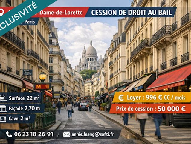 Local Commercial vente à Paris, Île-de-France