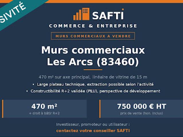 Local Commercial vente à Arrondissement de Draguignan, Les Arcs