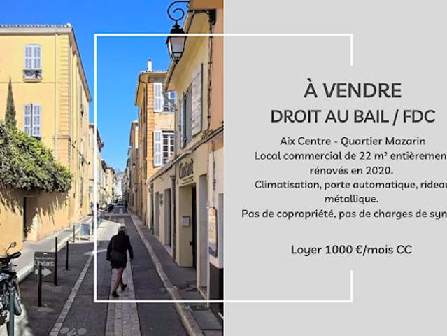 Local Commercial vente à Aix-en-Provence, Aix-en-provence