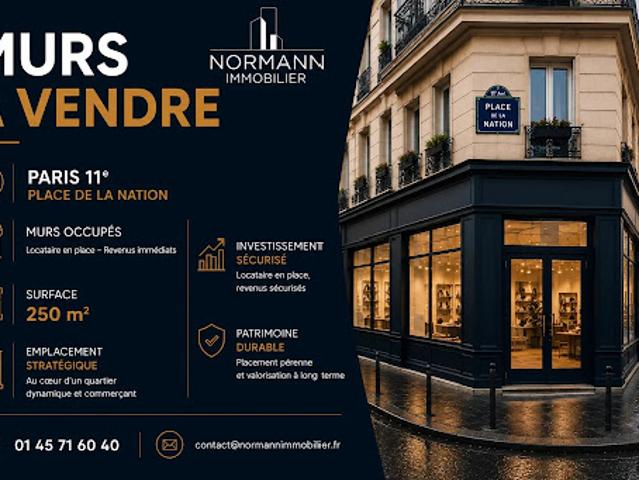 Local Commercial vente à Paris, Île-de-France