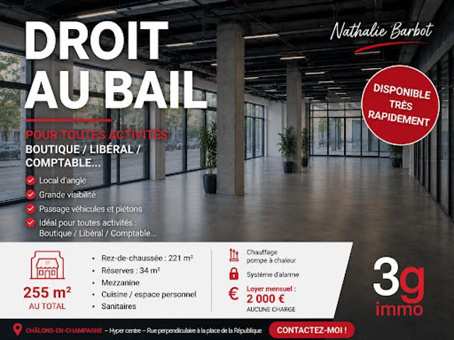 Local Commercial vente à Châlons-en-Champagne, Châlons-en-champagne