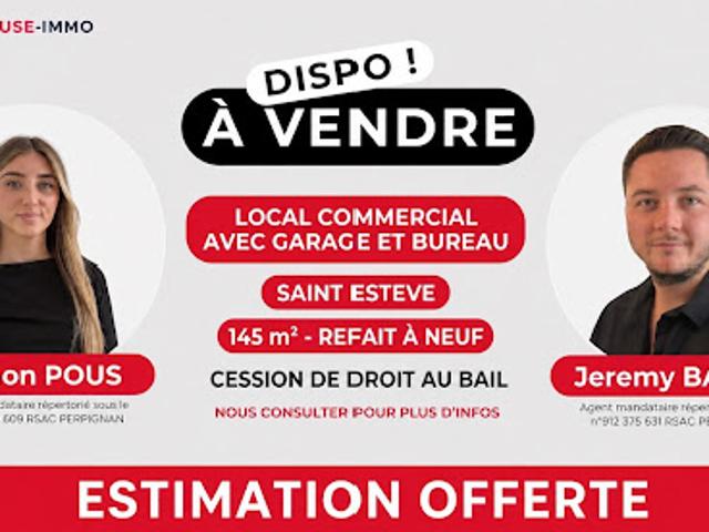 Local Commercial vente à Perpignan, Saint-estève