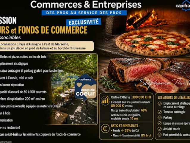 Local Commercial vente à Marseille, Roquevaire