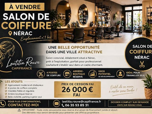 Local Commercial vente à Nérac