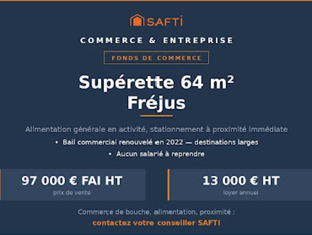 Local Commercial vente à Arrondissement de Draguignan, Fréjus