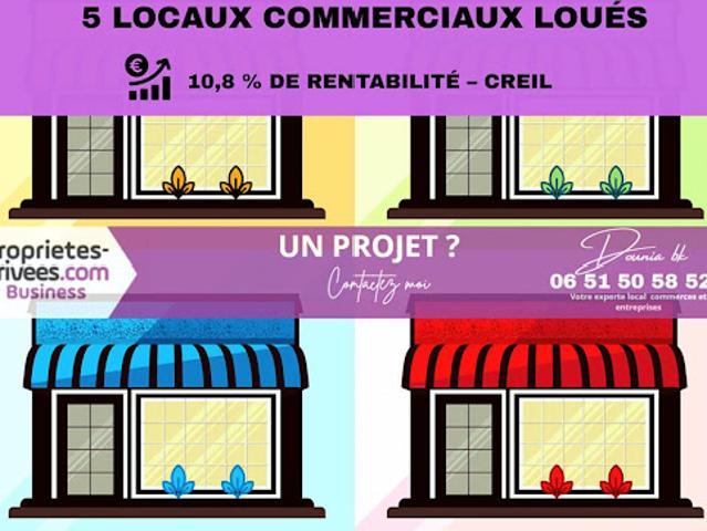 Local Commercial vente à Creil, Carnot