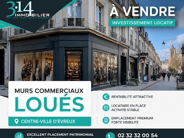 Local Commercial vente à Évreux, Evreux