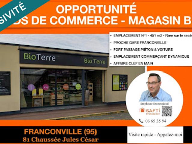 Local Commercial vente à Argenteuil, Franconville