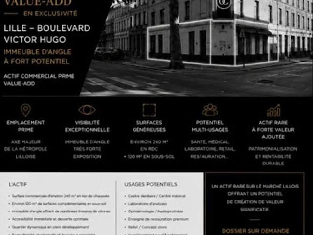 Local Commercial vente à Lille
