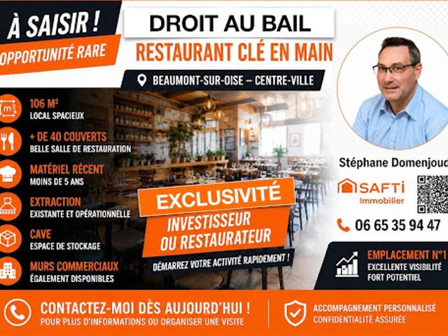 Local Commercial vente à Pontoise, Nointel