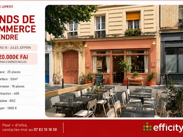 Local Commercial vente à Paris, Île-de-France