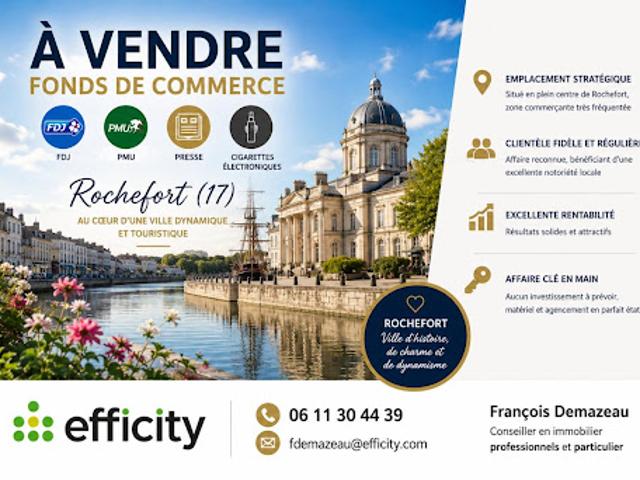 Local Commercial vente à Rochefort