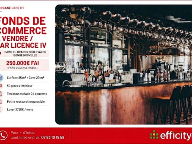 Local Commercial vente à Paris, Île-de-France