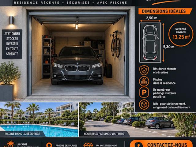 Garage vente à Le Ponteil, Antibes