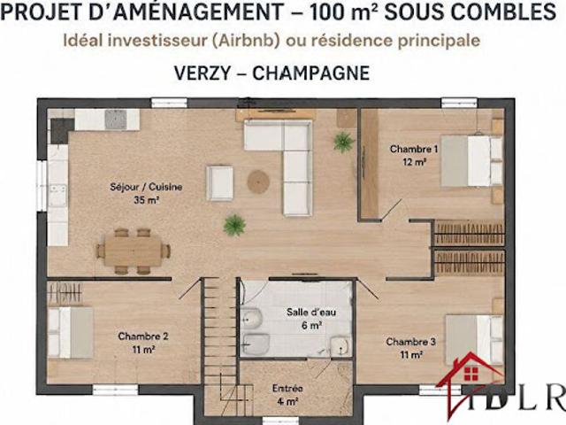 Appartement vente à Verzy, Marne