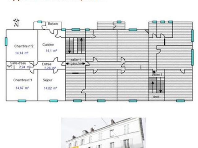 Appartement vente à Le Puits Salé, Lons-le-Saunier