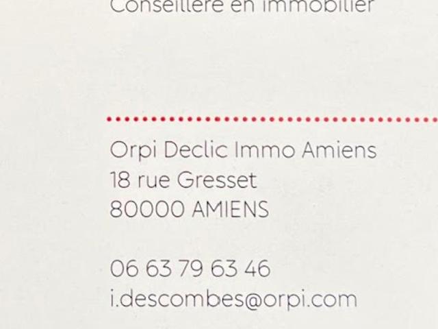 Maison vente à Amiens