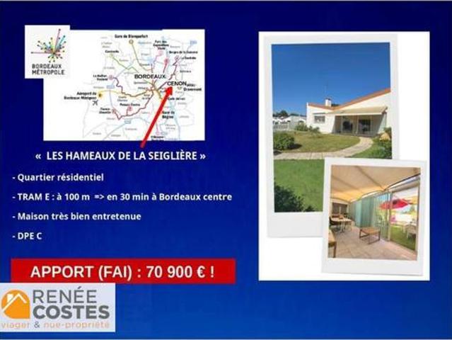 Maison vente à Bordeaux, Cenon