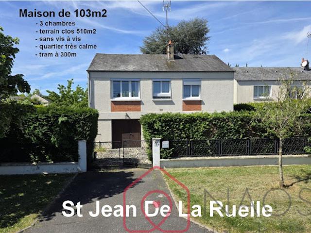 Maison vente à Orléans, Saint-jean-de-la-ruelle