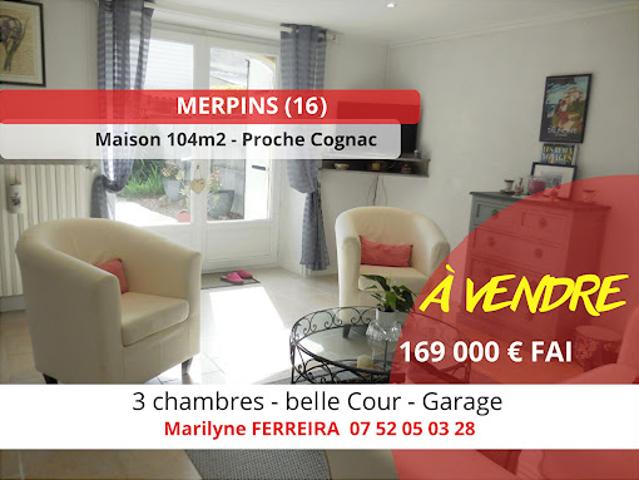 Maison vente à Cognac, Merpins