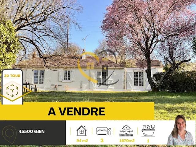 Maison vente à Montargis, Gien