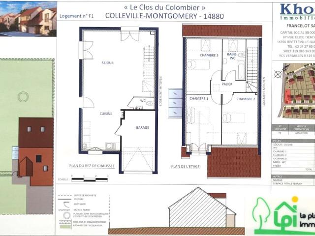 Maison vente à Caen, Colleville-montgomery