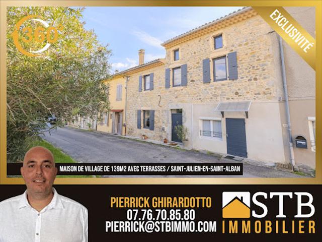 Maison vente à Privas, Saint-julien-en-saint-alban
