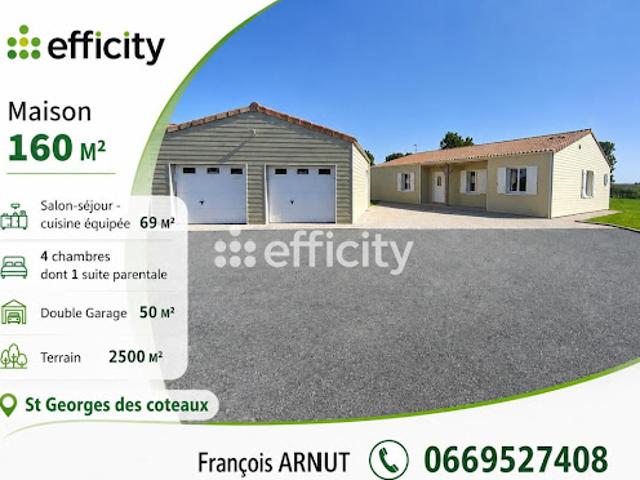 Maison vente à Saintes, Saint-georges-des-coteaux