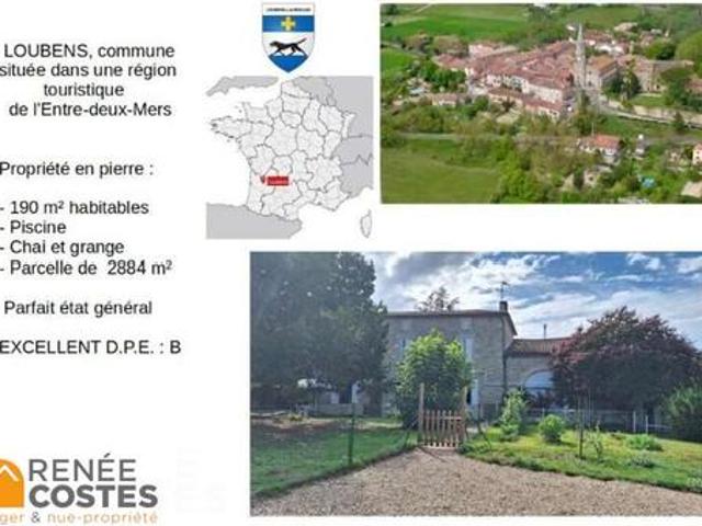 Maison vente à Langon, La Réole