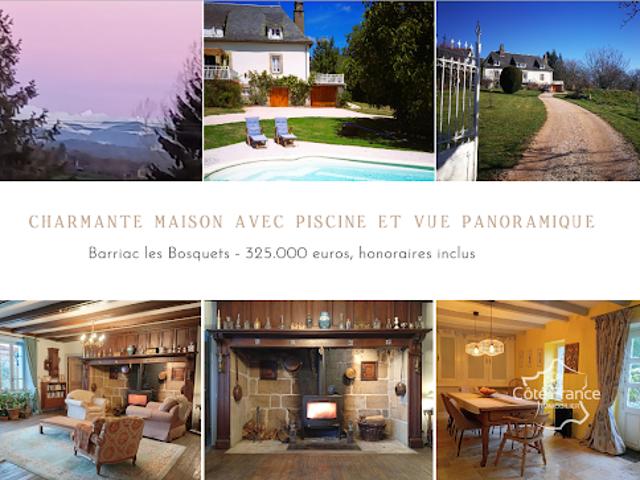 Maison vente à Mauriac, Barriac-les-bosquets