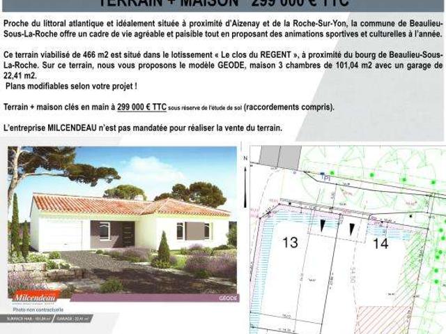 Maison vente à Les Sables-d'Olonne, Beaulieu-sous-la-roche