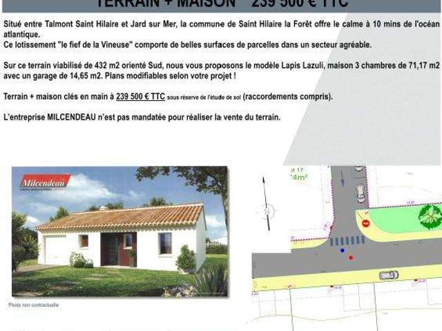 Maison vente à Les Sables-d'Olonne, Saint-hilaire-la-forêt