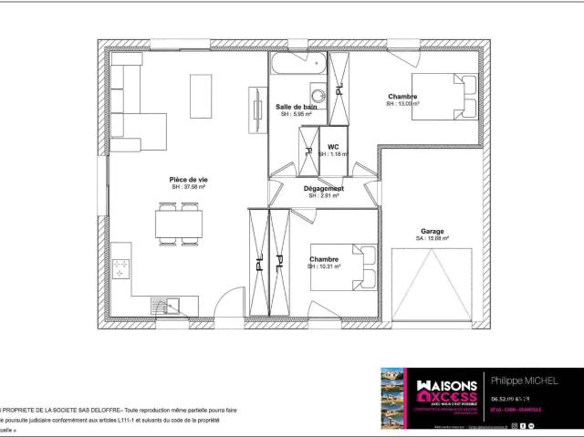Maison vente à Cherbourg, Saint-sauveur-le-vicomte