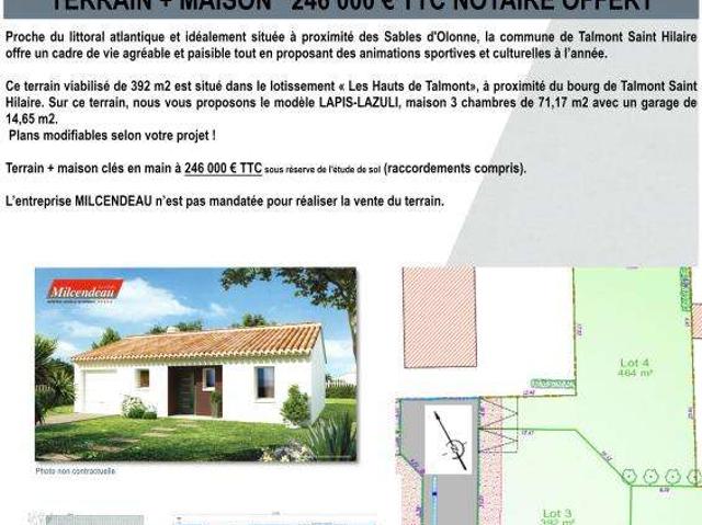 Maison vente à Les Sables-d'Olonne, Talmont-saint-hilaire