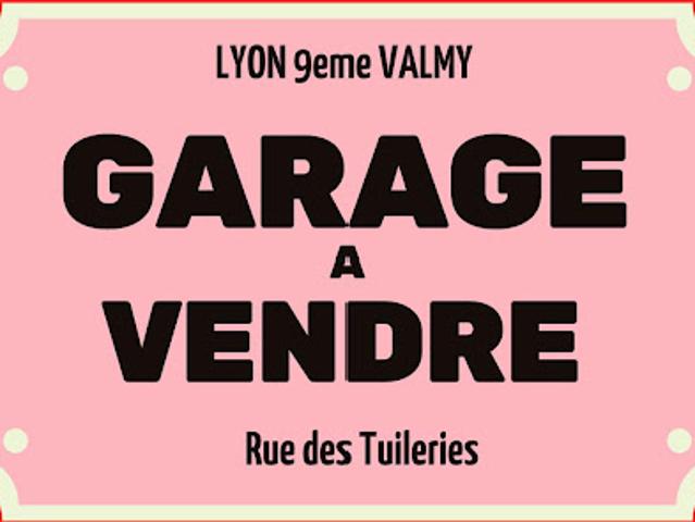 Garage vente à Lyon, Métropole de Lyon