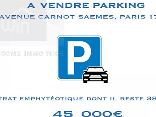 Garage vente à Paris 17e Arrondissement, Paris