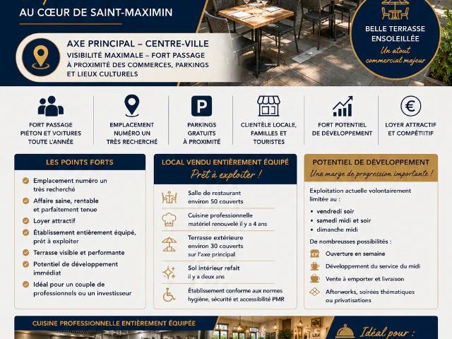 Local Commercial vente à Brignoles, Saint-maximin-la-sainte-baume