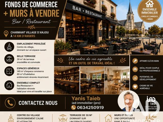 Local Commercial vente à Angers, Briollay
