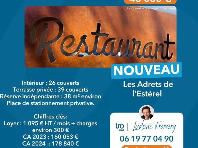 Local Commercial vente à Arrondissement de Draguignan, Les Adrets-de-l'estérel